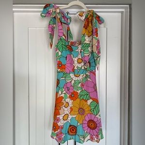 Show Me Your Mumu Floral Claire Mini Dress size S
